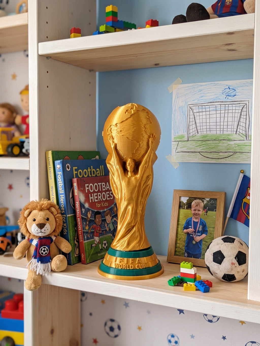 3D Printed FIFA World Cup -  Trophy Replica – Football Desk & Display Trophy