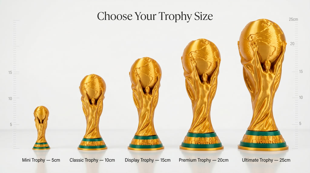 3D Printed FIFA World Cup -  Trophy Replica – Football Desk & Display Trophy